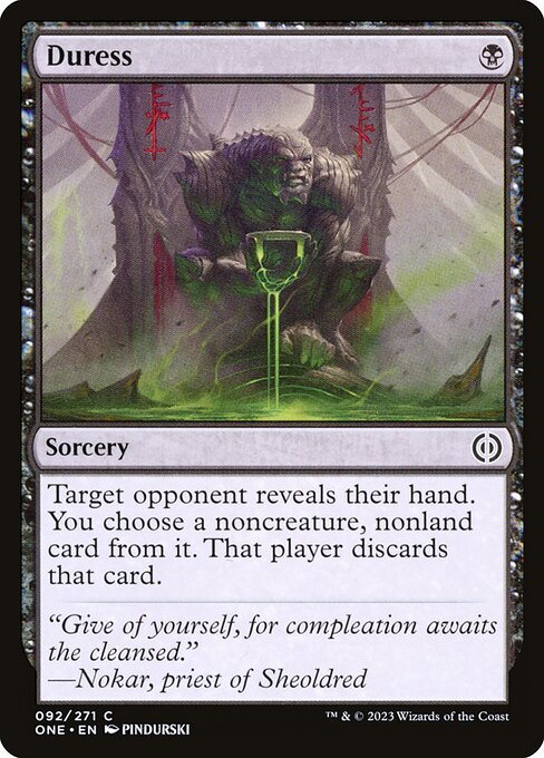 Duress — Phyrexia: All Will Be One #92 — Non Foil