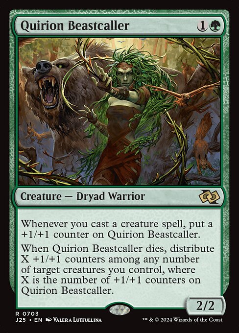 Quirion Beastcaller — Foundations Jumpstart #703 — Non Foil — reference image 1