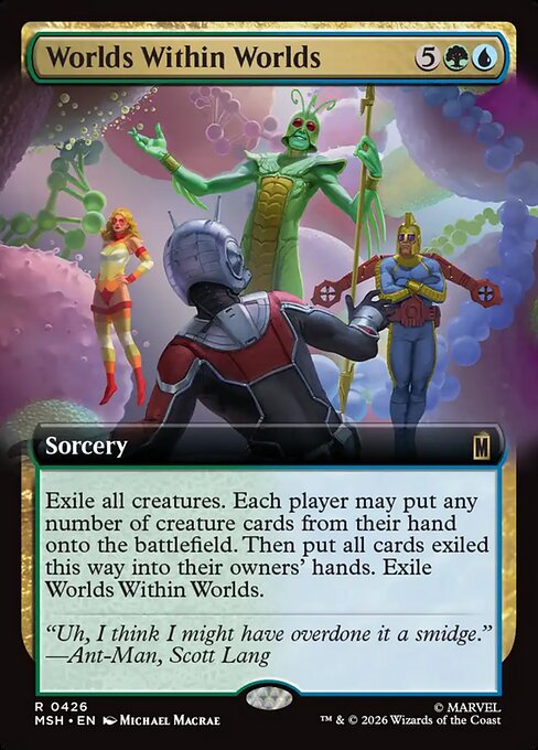 Worlds Within Worlds — Marvel Super Heroes #426 — Foil — reference image 1