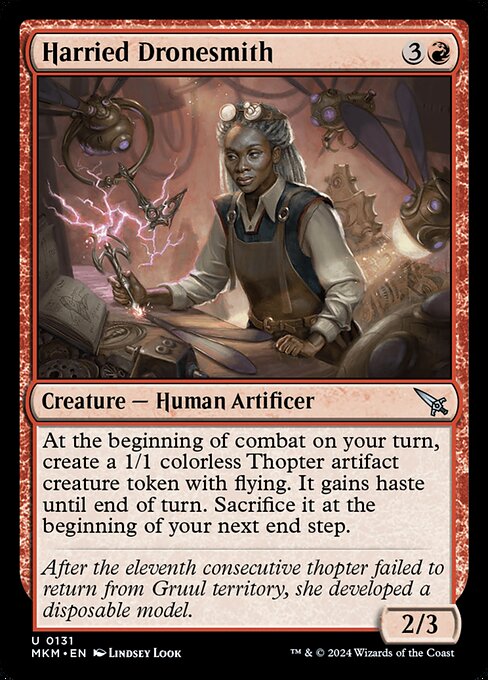 Harried Dronesmith — Murders at Karlov Manor #131 — Non Foil — reference image 1