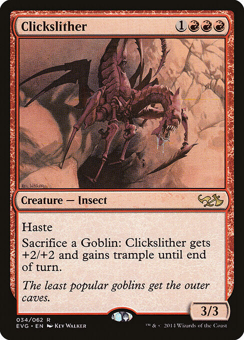 Clickslither — Duel Decks Anthology: Elves vs. Goblins #34 — Non Foil — reference image 1