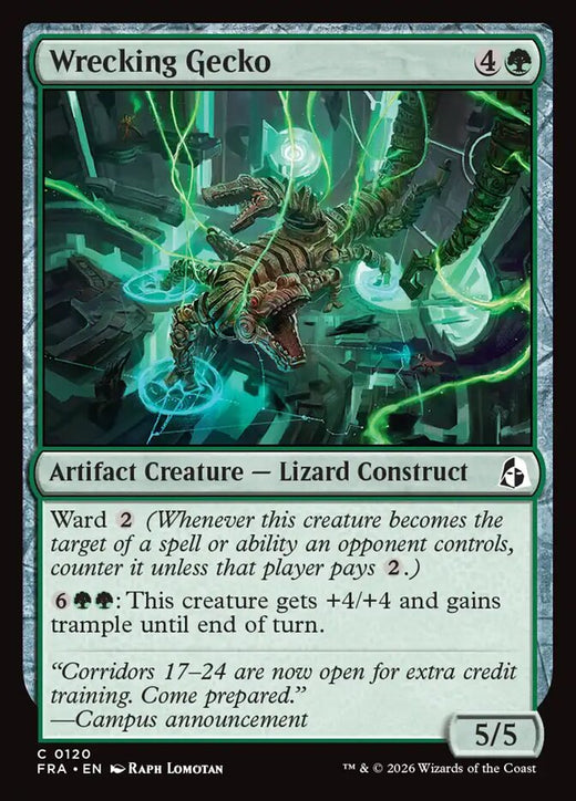 Wrecking Gecko — Reality Fracture #120 — Non Foil
