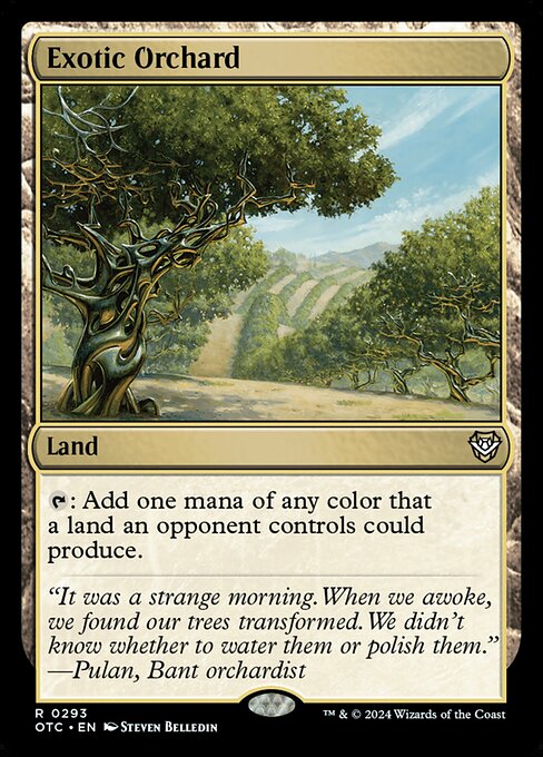 Exotic Orchard — Outlaws of Thunder Junction Commander #293 — Non Foil