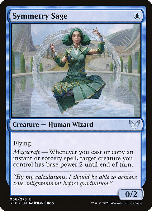 Symmetry Sage — Strixhaven: School of Mages #56 — Foil