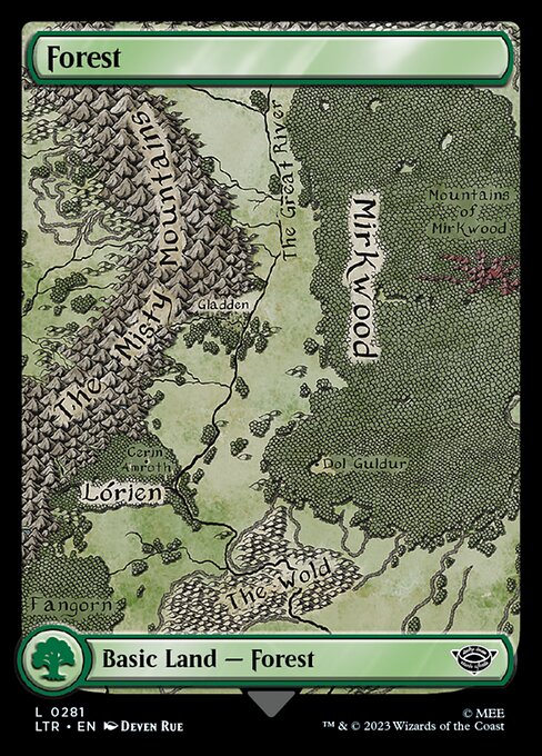 Forest — The Lord of the Rings: Tales of Middle-earth #281 — Non Foil