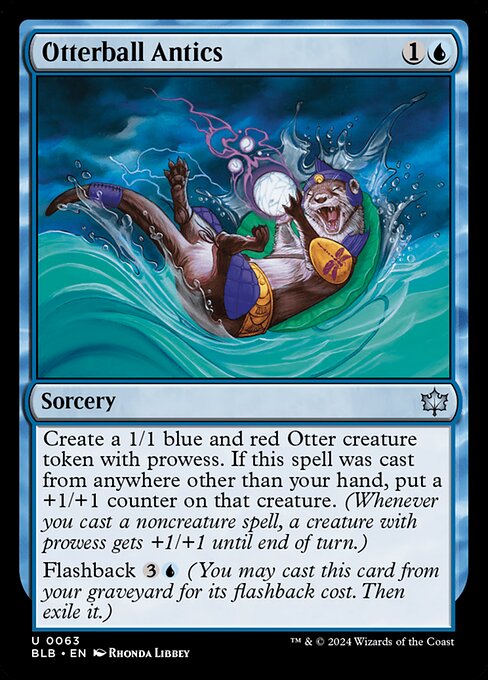 Otterball Antics — Bloomburrow #63 — Non Foil — reference image 1