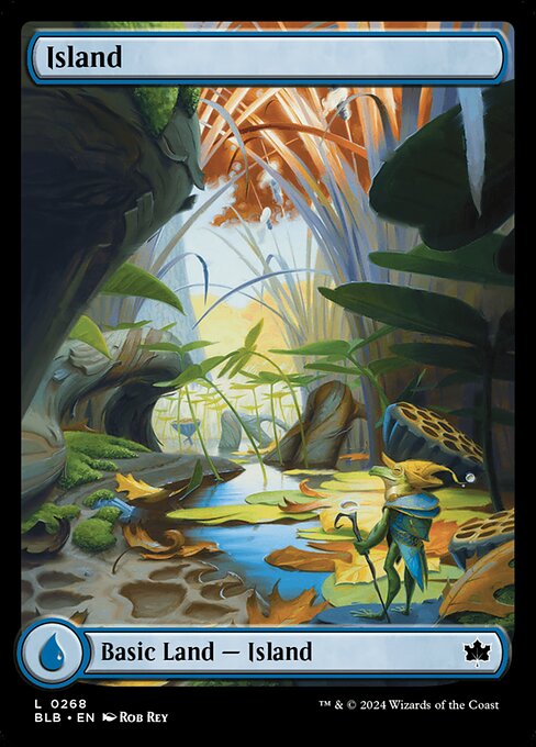 Island — Bloomburrow #268 — Non Foil — reference image 1