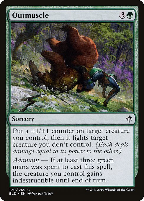 Outmuscle — Throne of Eldraine #170 — Non Foil