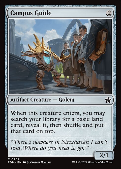 Campus Guide — Foundations #251 — Non Foil — reference image 1