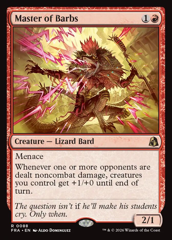 Master of Barbs — Reality Fracture #88 — Non Foil