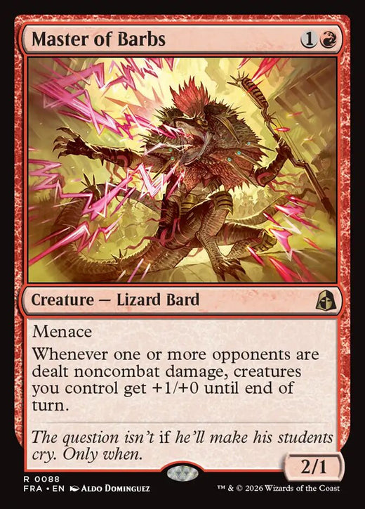 Master of Barbs — Reality Fracture #88 — Non Foil