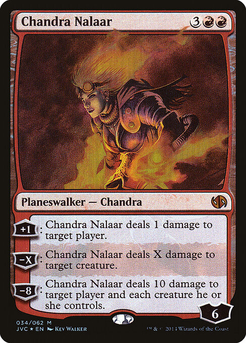Chandra Nalaar — Duel Decks Anthology: Jace vs. Chandra #34 — Foil — reference image 1
