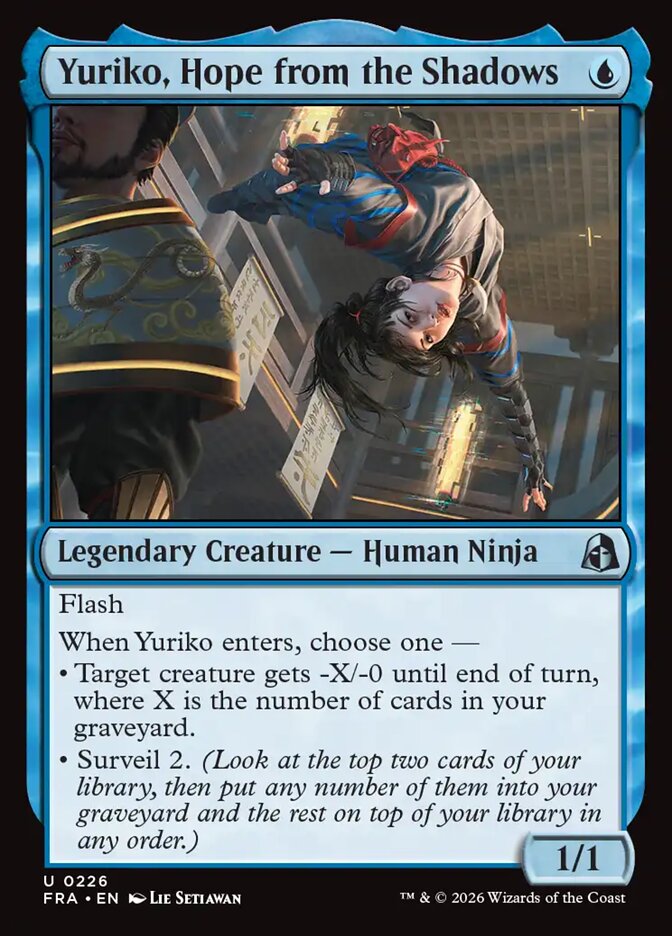 Yuriko, Hope from the Shadows — Reality Fracture #226 — Non Foil