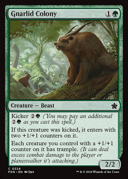 Gnarlid Colony — Foundations #224 — Non Foil — reference image 1
