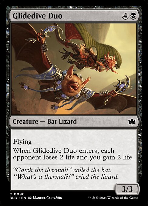 Glidedive Duo — Bloomburrow #96 — Non Foil