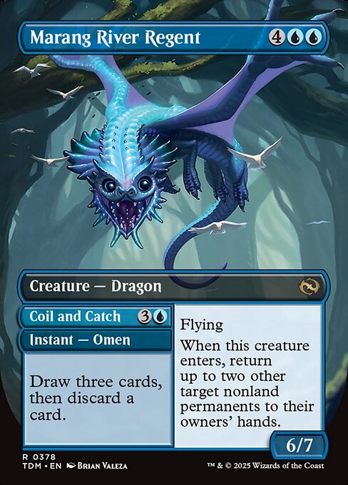 Marang River Regent // Coil and Catch // Marang River Regent — Tarkir: Dragonstorm #378 — Foil — reference image 2