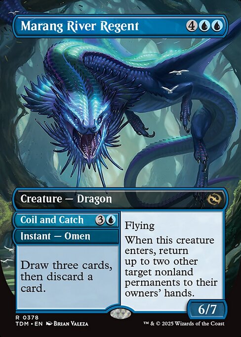 Marang River Regent // Coil and Catch // Marang River Regent — Tarkir: Dragonstorm #378 — Foil — reference image 1