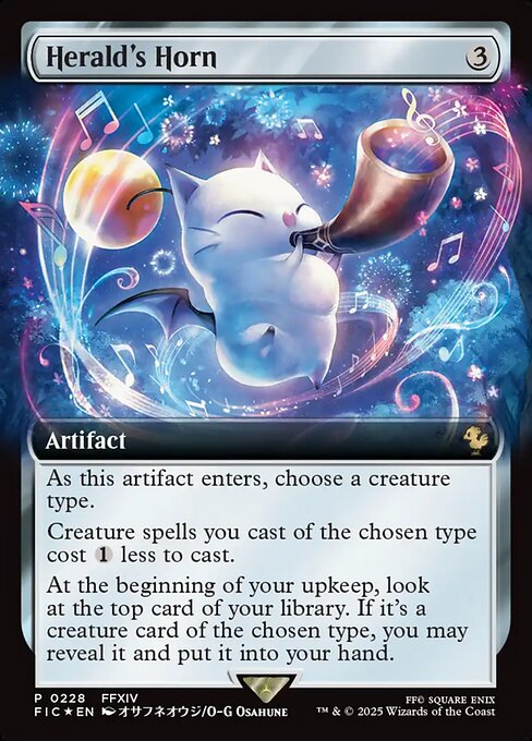 Herald's Horn — Final Fantasy Commander #228 — Foil