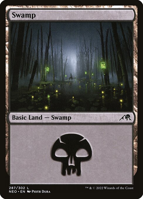 Swamp — Kamigawa: Neon Dynasty #287 — Non Foil