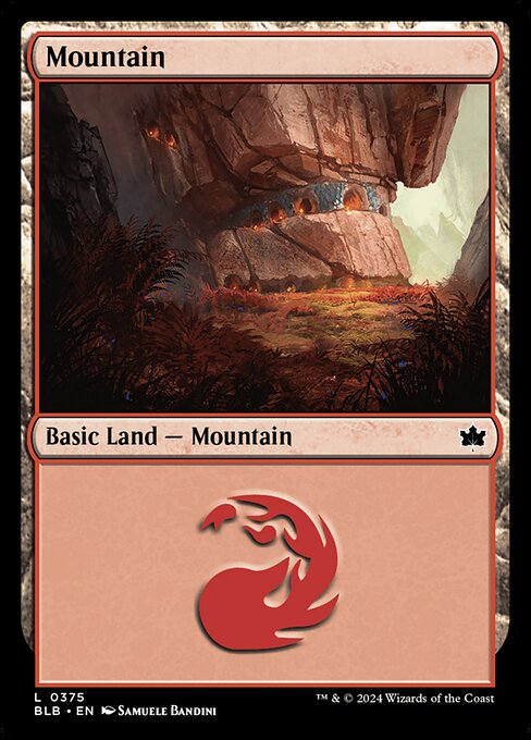 Mountain — Bloomburrow #375 — Non Foil