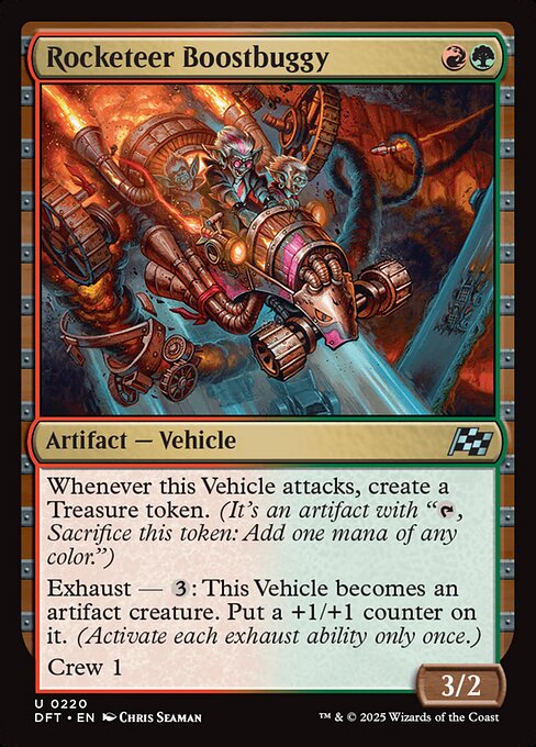Rocketeer Boostbuggy — Aetherdrift #220 — Non Foil