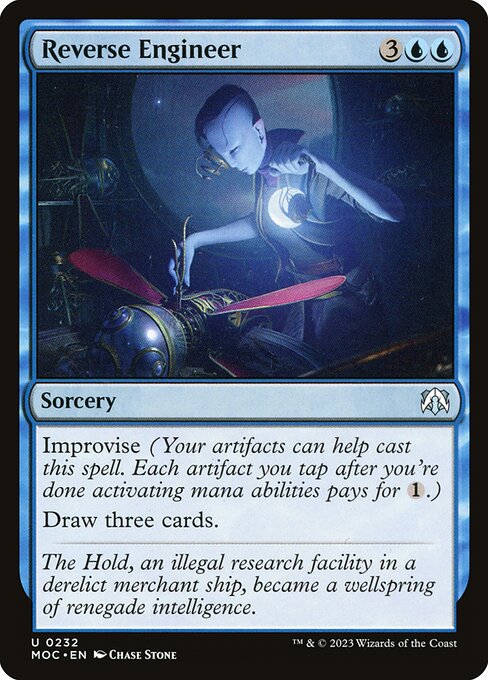 Reverse Engineer — March of the Machine Commander #232 — Non Foil