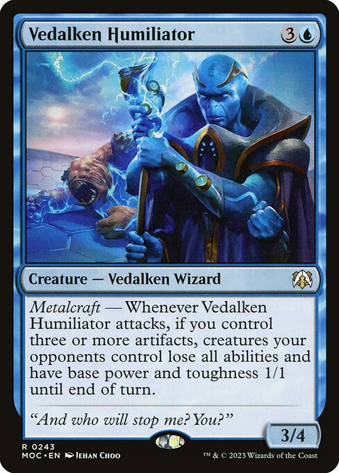 Vedalken Humiliator — March of the Machine Commander #243 — Non Foil — reference image 1