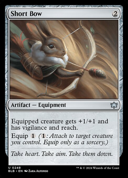 Short Bow — Bloomburrow #248 — Foil