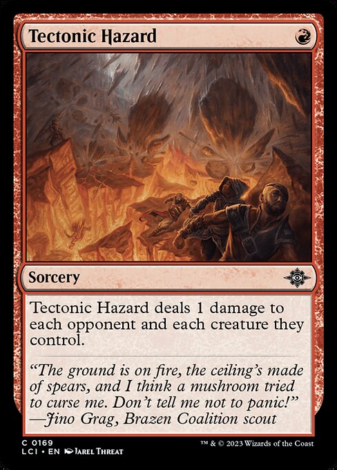 Tectonic Hazard — The Lost Caverns of Ixalan #169 — Non Foil