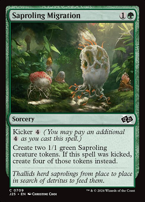 Saproling Migration — Foundations Jumpstart #709 — Non Foil — reference image 1