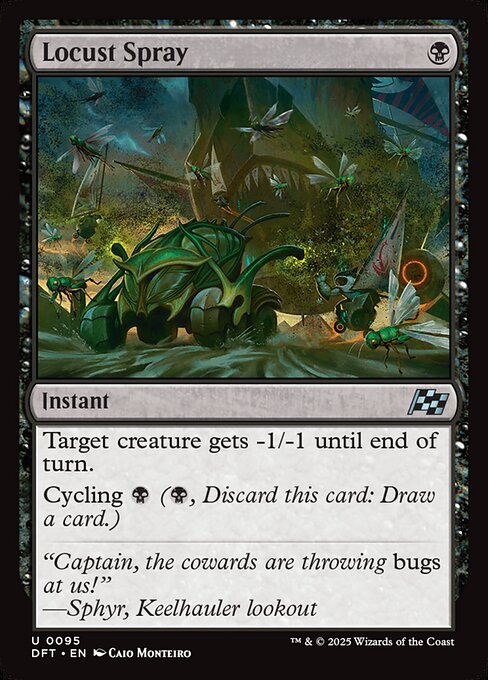 Locust Spray — Aetherdrift #95 — Non Foil — reference image 1