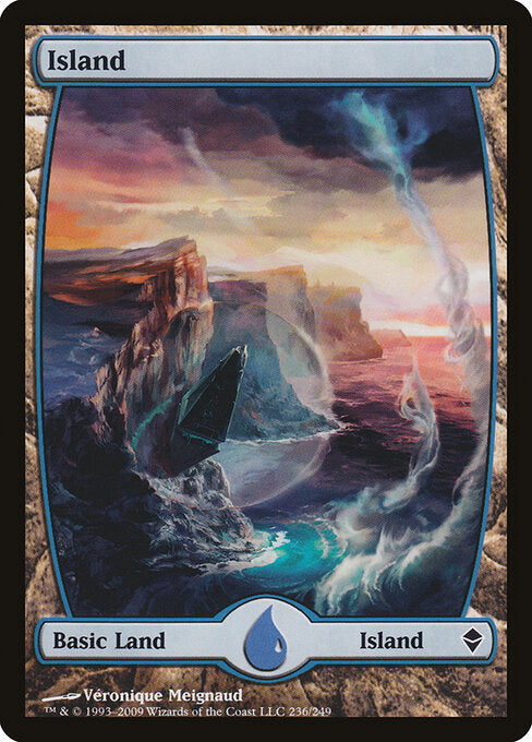 Island — Zendikar #236 — Non Foil