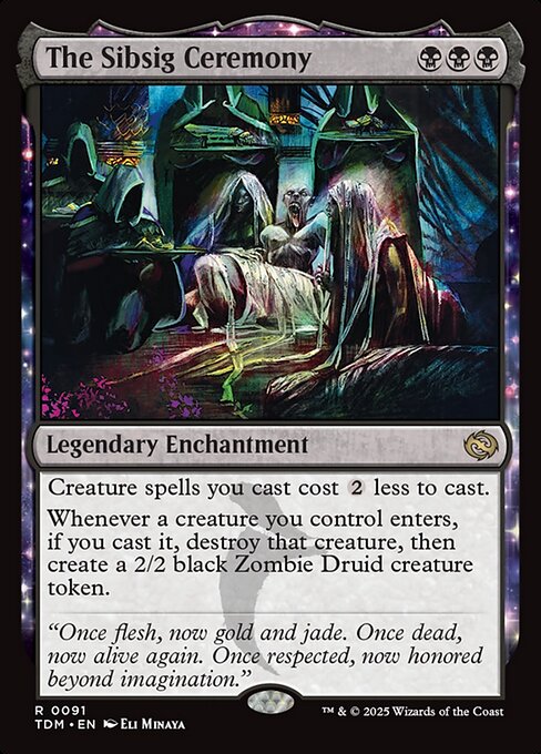 The Sibsig Ceremony — Tarkir: Dragonstorm #91 — Non Foil — reference image 1
