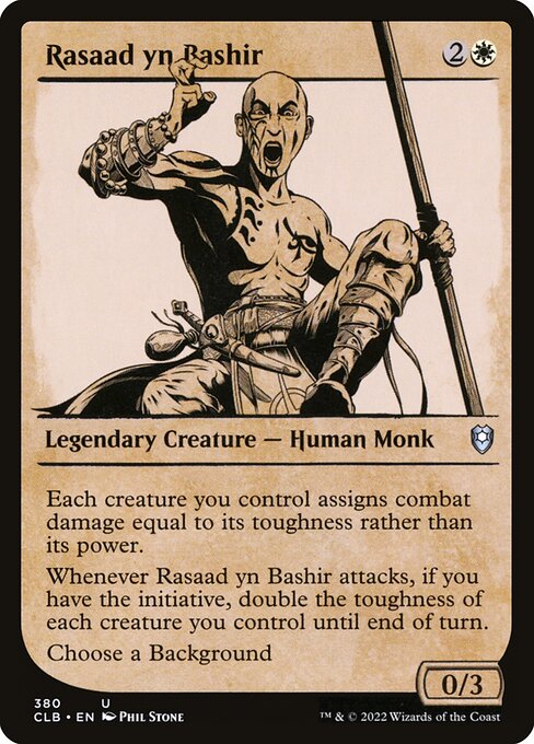 Rasaad yn Bashir — Commander Legends: Battle for Baldur's Gate #380 — Non Foil