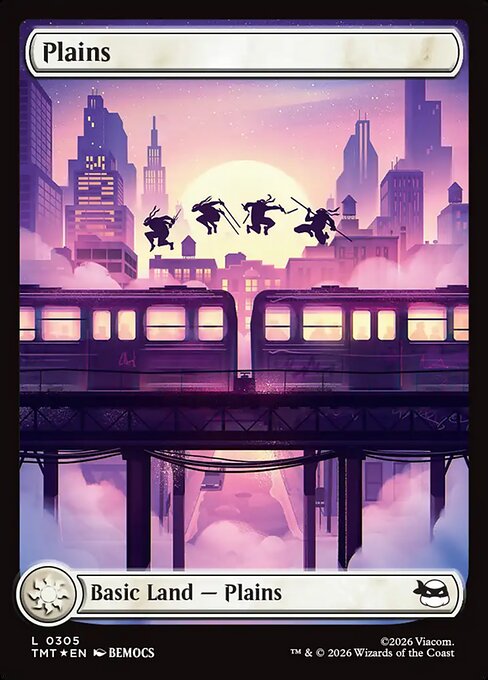 Plains — Teenage Mutant Ninja Turtles #305 — Foil — reference image 1