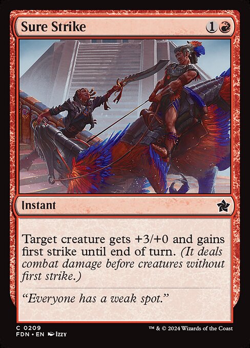 Sure Strike — Foundations #209 — Non Foil