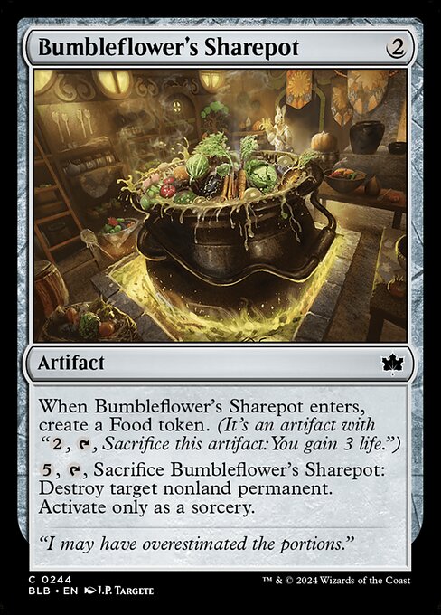 Bumbleflower's Sharepot — Bloomburrow #244 — Non Foil — reference image 1