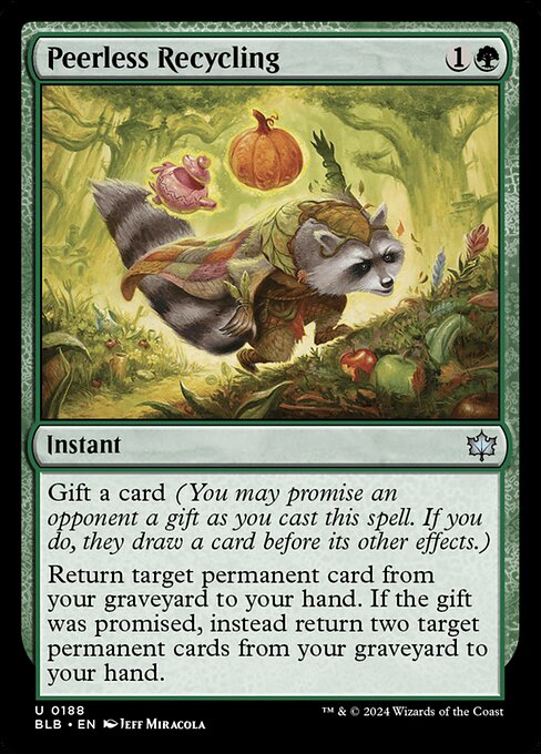 Peerless Recycling — Bloomburrow #188 — Non Foil — reference image 1