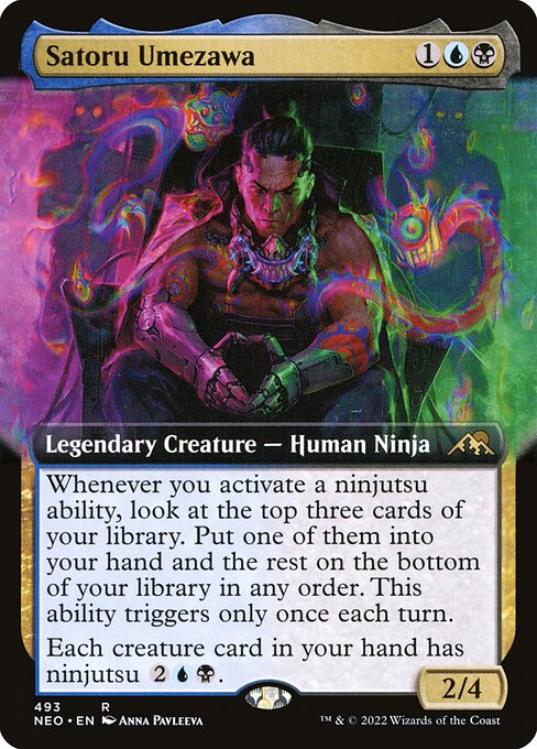 Satoru Umezawa — Kamigawa: Neon Dynasty #493 — Non Foil — reference image 1
