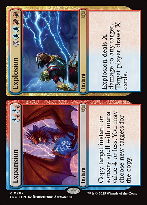 Expansion // Explosion — Tarkir: Dragonstorm Commander #287 — Non Foil — reference image 1