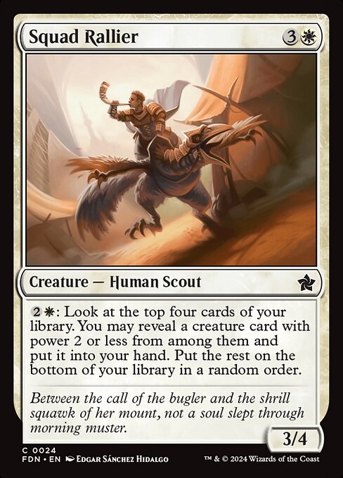 Squad Rallier — Foundations #24 — Foil — reference image 1