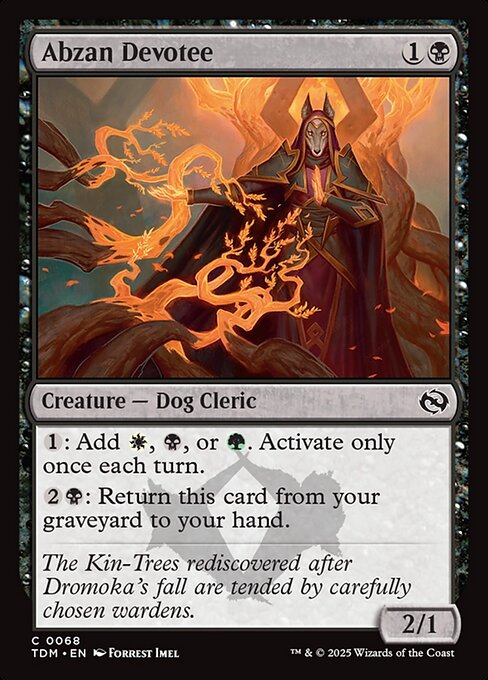 Abzan Devotee — Tarkir: Dragonstorm #68 — Non Foil — reference image 1