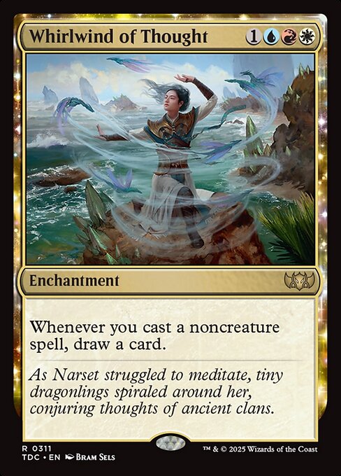 Whirlwind of Thought — Tarkir: Dragonstorm Commander #311 — Non Foil — reference image 1