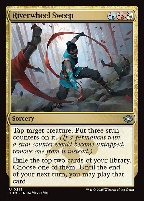 Riverwheel Sweep — Tarkir: Dragonstorm #219 — Non Foil