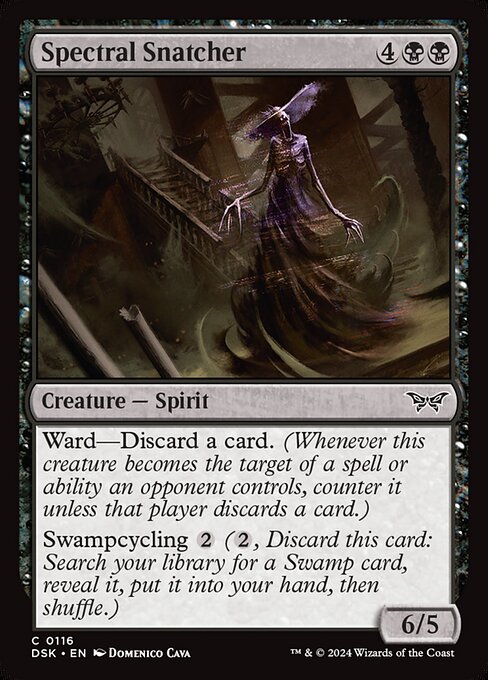 Spectral Snatcher — Duskmourn: House of Horror #116 — Non Foil