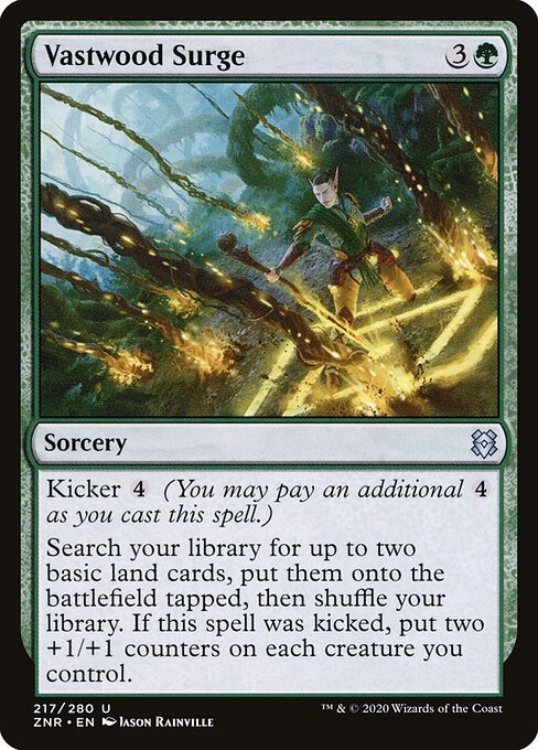 Vastwood Surge — Zendikar Rising #217 — Non Foil