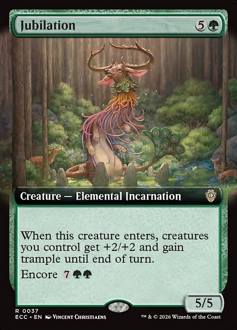Jubilation — Lorwyn Eclipsed Commander #37 — Non Foil — reference image 1