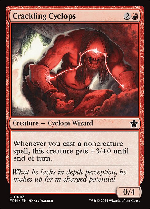 Crackling Cyclops — Foundations #83 — Non Foil — reference image 1