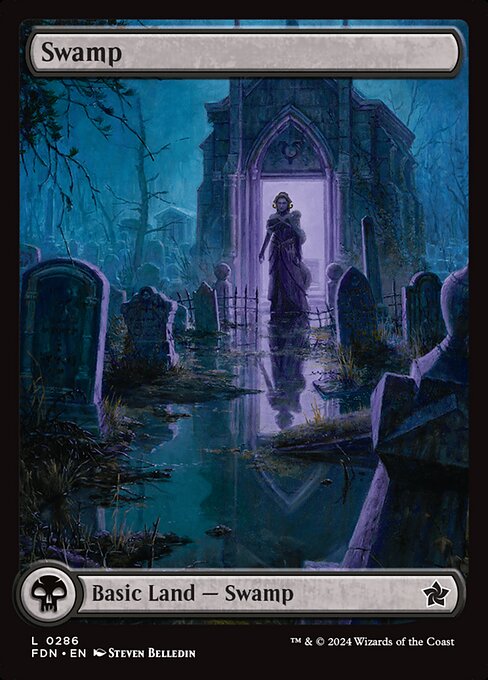 Swamp — Foundations #286 — Non Foil