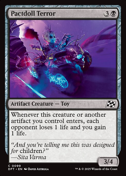 Pactdoll Terror — Aetherdrift #99 — Non Foil — reference image 1